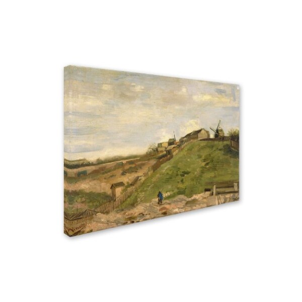 Van Gogh 'The Hill Of Montmartre With Stone Quarry' Canvas Art,24x32